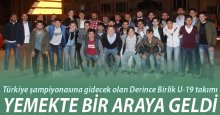 Derince Birlik’in gençleri yemekte buluştu