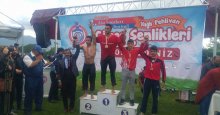 Pehlivanlarımız Bursa’dan 2 altın ile döndü