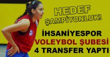 İhsaniyespor voleybolda şampiyonluk hedefliyor