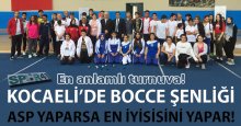 Kocaeli’de bocce şenliği!