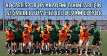 Kocaelispor'da akademi takımlarına kimler seçilecek?