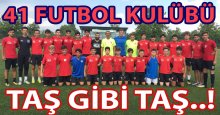 41 Futbol Kulübü U-16 ve 17 takımları testten geçti