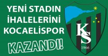 Yeni stattaki ihaleleri Kocaelispor kazandı