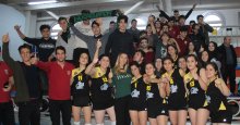 Voleybol liseliler şov yaptı! 