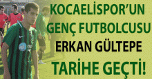 Genç futbolcu için tarihi maç!