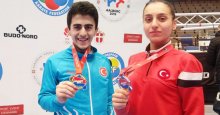 Karatecilerimizden bir altın bir gümüş!