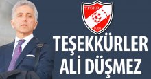Teşekkürler Ali Düşmez