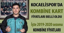 Kocaelispor’da kombine kart fiyatları belli oldu!