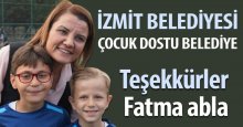 İzmit Belediyesi… Çocuk dostu belediye…