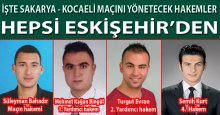 İşte Sakarya - Kocaelispor maçını yönetecek hakemler