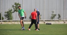 Rıza takımdan ayrı çalıştı