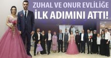 Zuhal ve Onur evliliğe ilk adımını attı