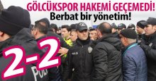 Gölcükspor’u hakem yaktı! “2-2”