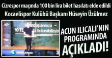 Üzülmez, Ilıcalı’nın programında açıkladı