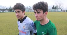 Kocaelispor ve Beşiktaş’ın gençlerinden dostluk görüntüsü