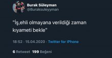 Kaptan Burak Süleyman’dan ilginç paylaşım!