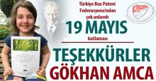 Buz Pateni Federasyonu’ndan en anlamlı 19 Mayıs kutlaması!