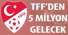 TFF’den Kocaelispor’a yaklaşık 5 milyon lira gelecek