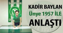Kadir Baylan, Ünye 1957’de