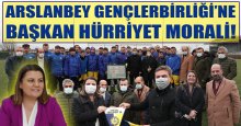 Arslanbey Gençlerbirliği’ne Başkan Hürriyet morali