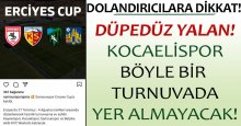 Kocaelispor böyle bir turnuvada olmayacak!