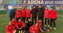 Sahanın perileri Adabatın Arena’da çalıştı