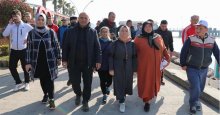 Körfez’de sağlıklı yaşam yürüyüşü