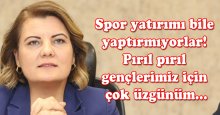 Başkan Hürriyet: Spor yatırımı bile yaptırmıyorlar! Pırıl pırıl gençlerimiz için çok üzgünüm…