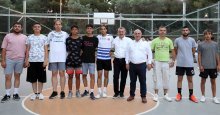 Basketbol ve voleybolda da var