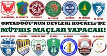 Dünya devleri Kocaeli’de müthiş maçlar yapacak! Kaçırmayın!