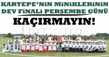 Kartepe Minikler Futbol Turnuvası’nın finali perşembe akşamı
