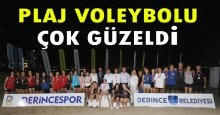Plaj voleybolu turnuvası çok güzeldi 