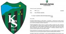 Kocaelispor Kulübü’nden Uşak Valiliği’ne resmi başvuruda bulundu