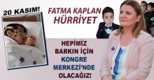 Hepimiz Barkın için 20 Kasım'da Kongre Merkezi’nde olacağız!