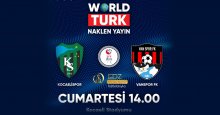 Kocaelispor – Vanspor maçını World Turk canlı yayınlayacak