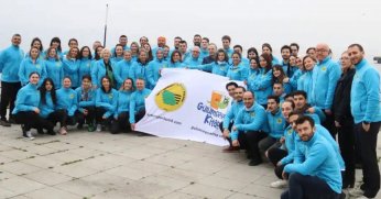 Kürekte güzel buluşma