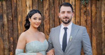 Ömer  Çelik ve Aybike evliliğe ilk adımını attı