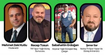 Güreşin usta yorumcuları öğrencilerle bir araya gelecek