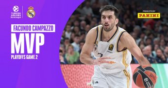 Campazzo kendini yerden yere attı, MVP oldu!