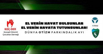 Kritik maçta otizme farkındalık! 