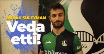 Burak Süleyman Sakaryaspor’dan ayrıldı