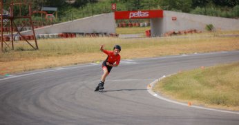 Tekerlekli patende şov yaptık!