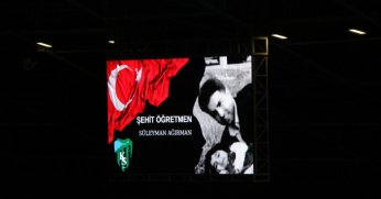 Şehit öğretmenlerimizi yad ettik!