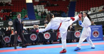 Başkent’teki karate turnuvası NEFES KESİYOR!