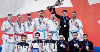 Türk karatesi Tiflis’te de fırtına gibi esti!