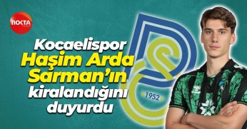 Kocaelispor, Haşim Arda’yı resmen duyurdu