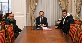 Hodri Meydan’dan Vali İlhami Aktaş’a ziyaret