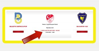 Belediye Derincespor – Bucaspor maçı Gebze’de oynanacak