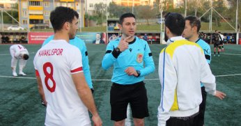 Derince Stadı’nda “Maçı neden erken bitirdin” isyanı!