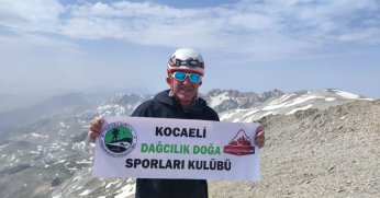 Dedegöl zirvesinde, Kocaeli Dağcıları damga vurdu!